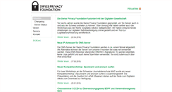 Desktop Screenshot of privacyfoundation.ch