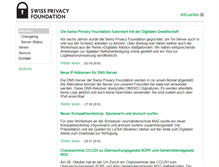 Tablet Screenshot of privacyfoundation.ch