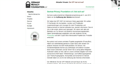 Desktop Screenshot of privacyfoundation.de
